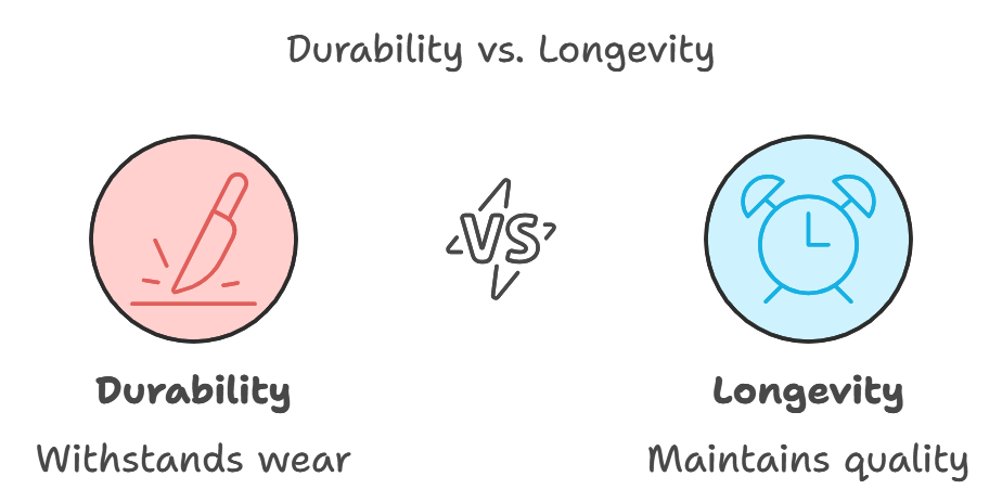 Durability vs. Longevity