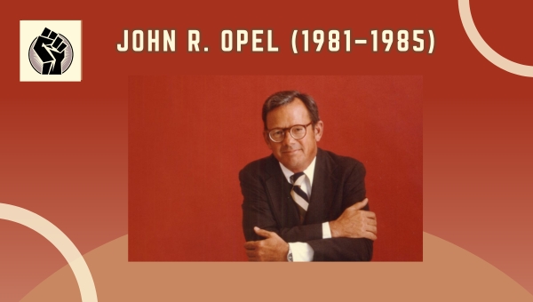 John R. Opel (1981–1985)