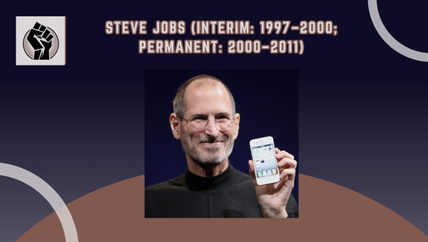 Steve Jobs (Interim: 1997–2000; Permanent: 2000–2011)